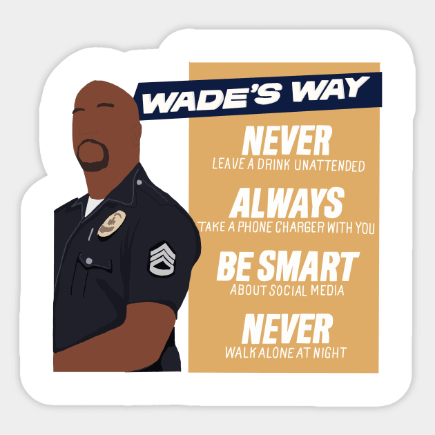 The Rookie Wades Way Sticker by SabsArt05